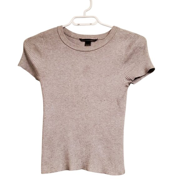 Victoria's Secret Grey Form Fitting Tee - Picture 1 of 2